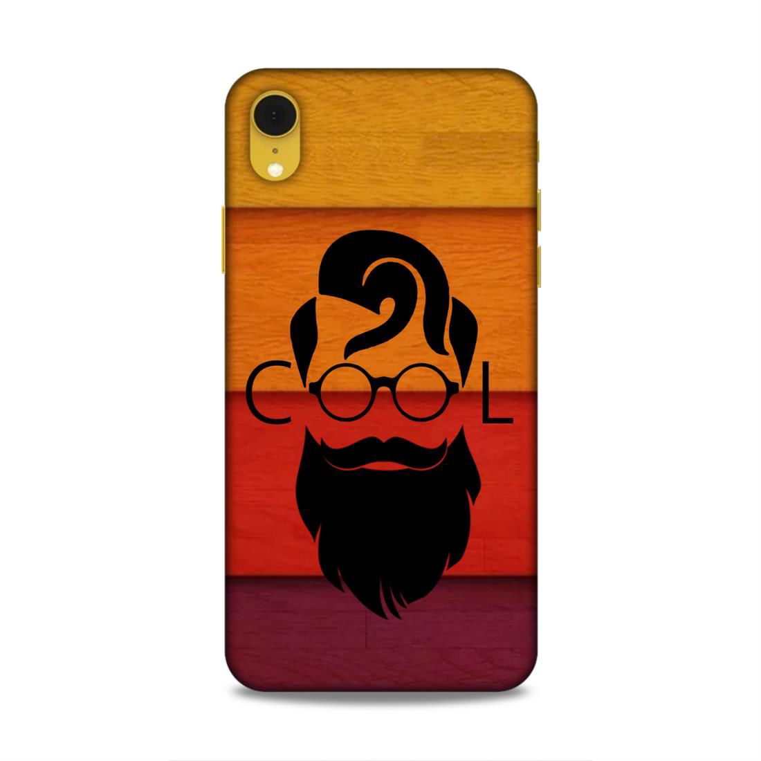 Cool Beard Man Hard Back Case For Apple iPhone XR - Right Marc