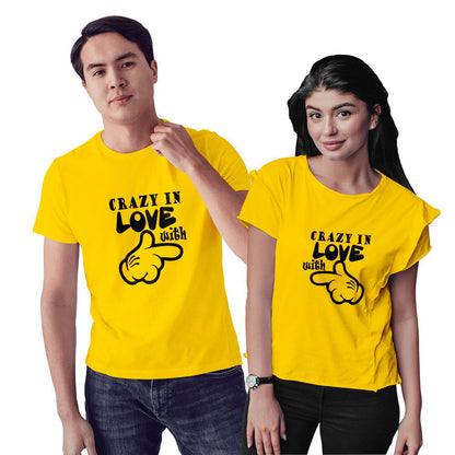 Crazy in Love Couple T-shirt - Right Marc