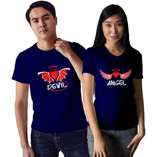 Devil and Angel Couple T-shirt - Right Marc