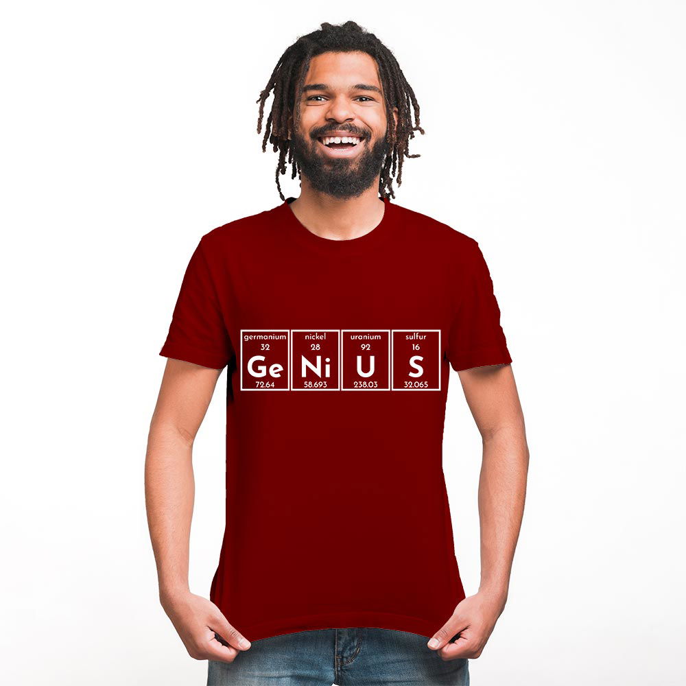 Genius Printed Unisex Graphics T-shirt for Men and Women - Right Marc
