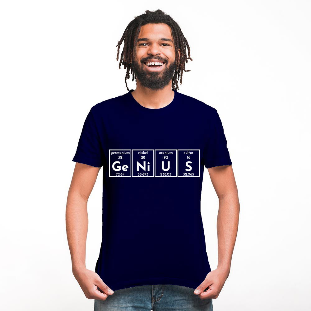 Genius Printed Unisex Graphics T-shirt for Men and Women - Right Marc