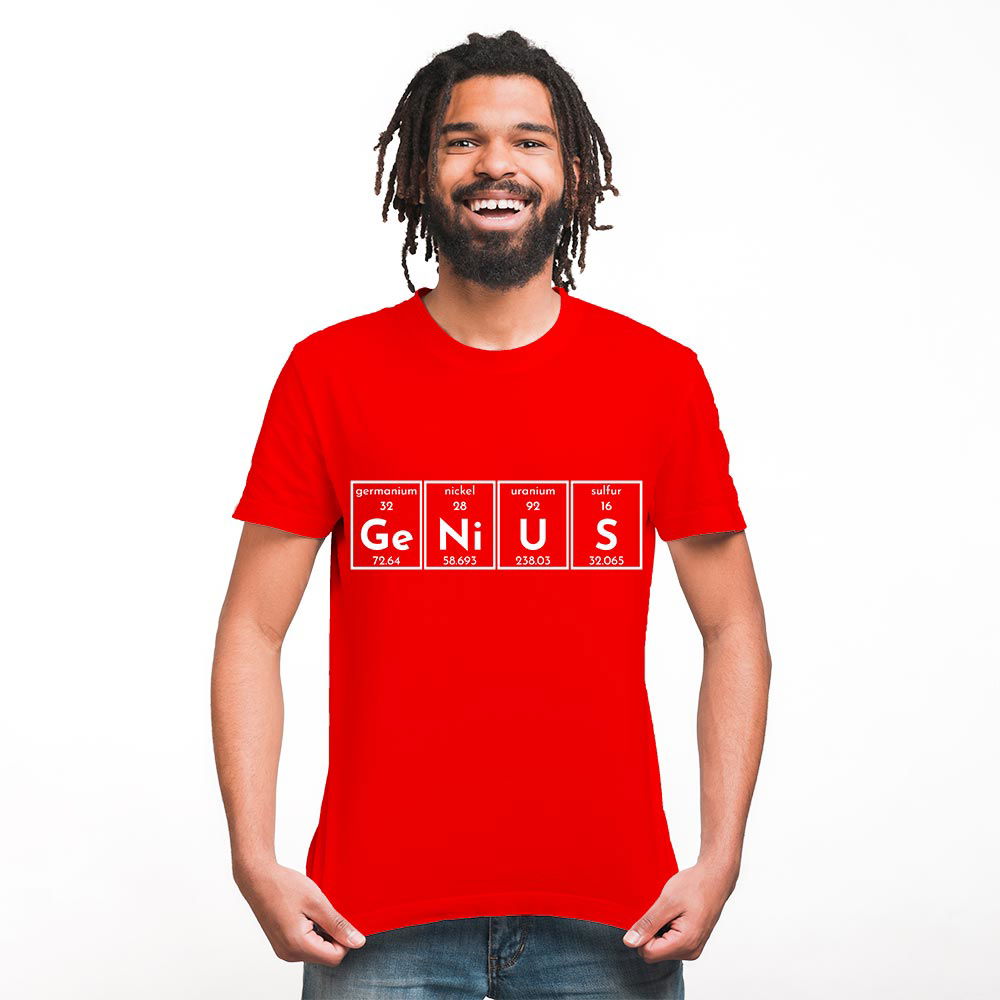 Genius Printed Unisex Graphics T-shirt for Men and Women - Right Marc