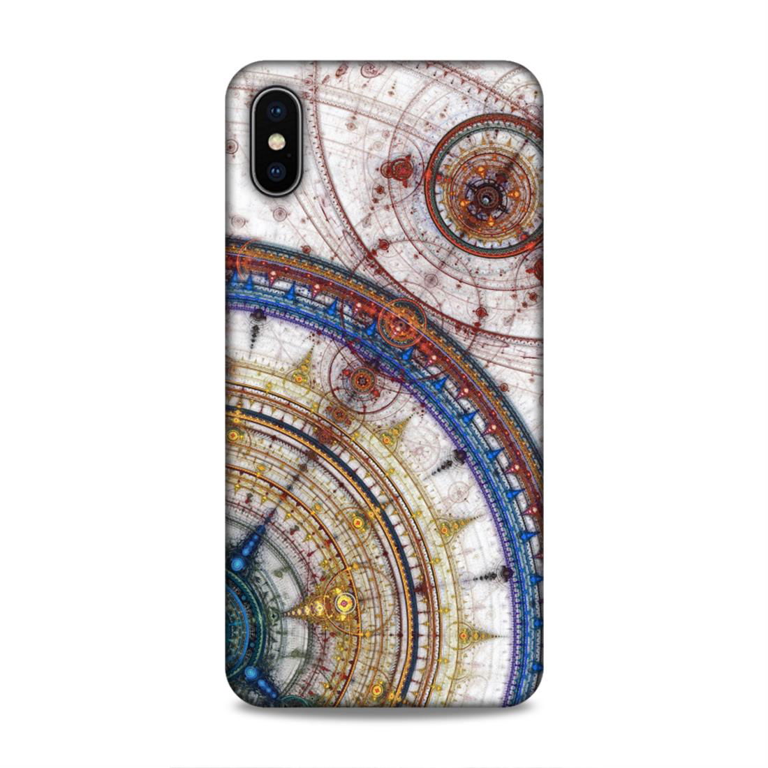 Geometric Art Hard Back Case For Apple iPhone XS Max - Right Marc