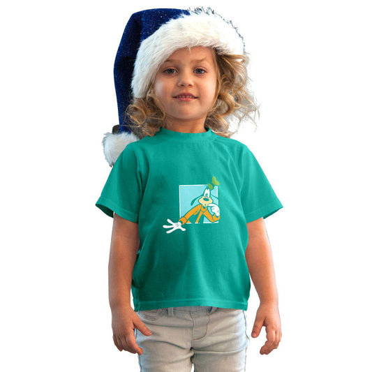 Goofy Printed Teal T-shirt For Kids /Girl - Right Marc