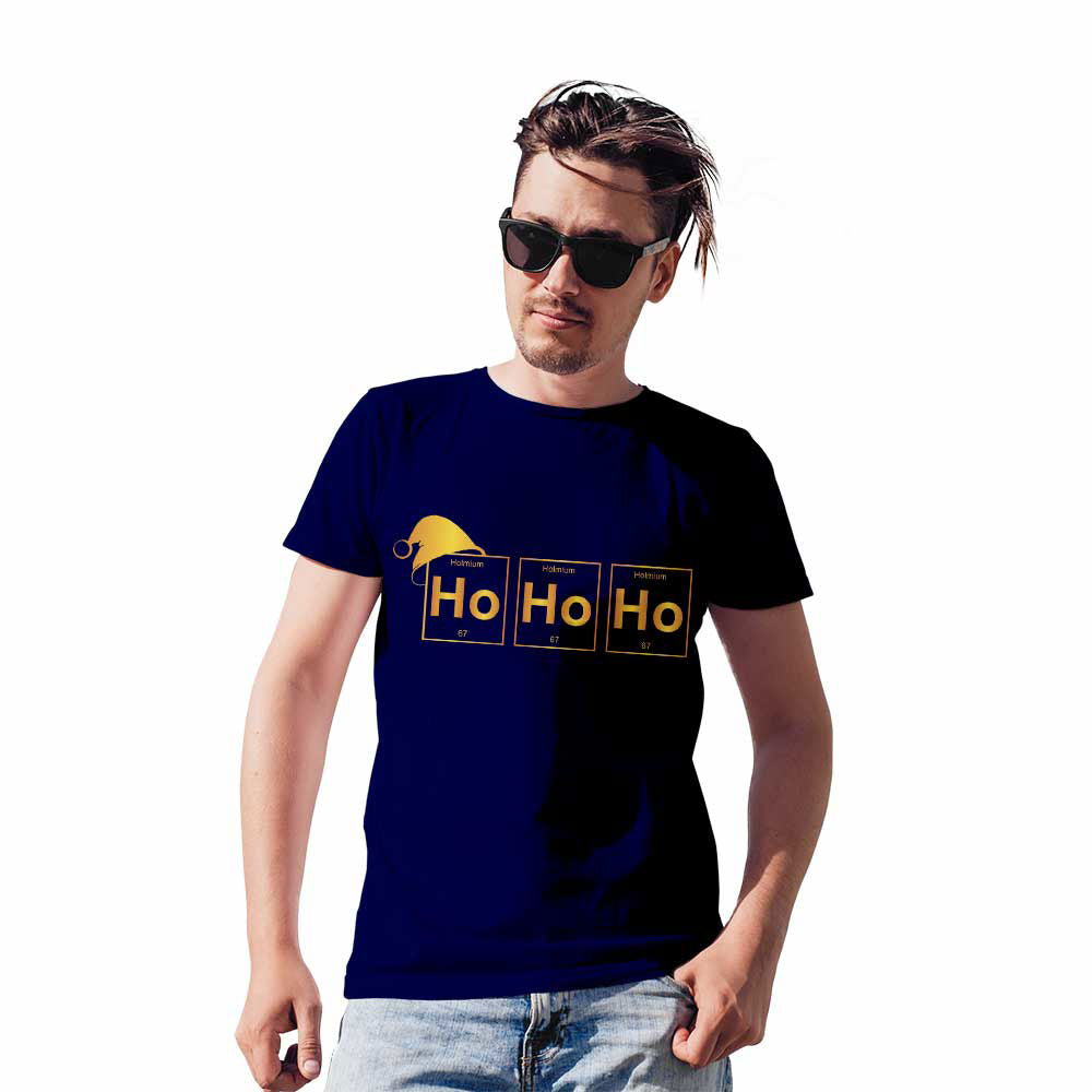 Ho Ho Ho Christmas Printed Unisex Graphics T-shirt for Men and Women - Right Marc