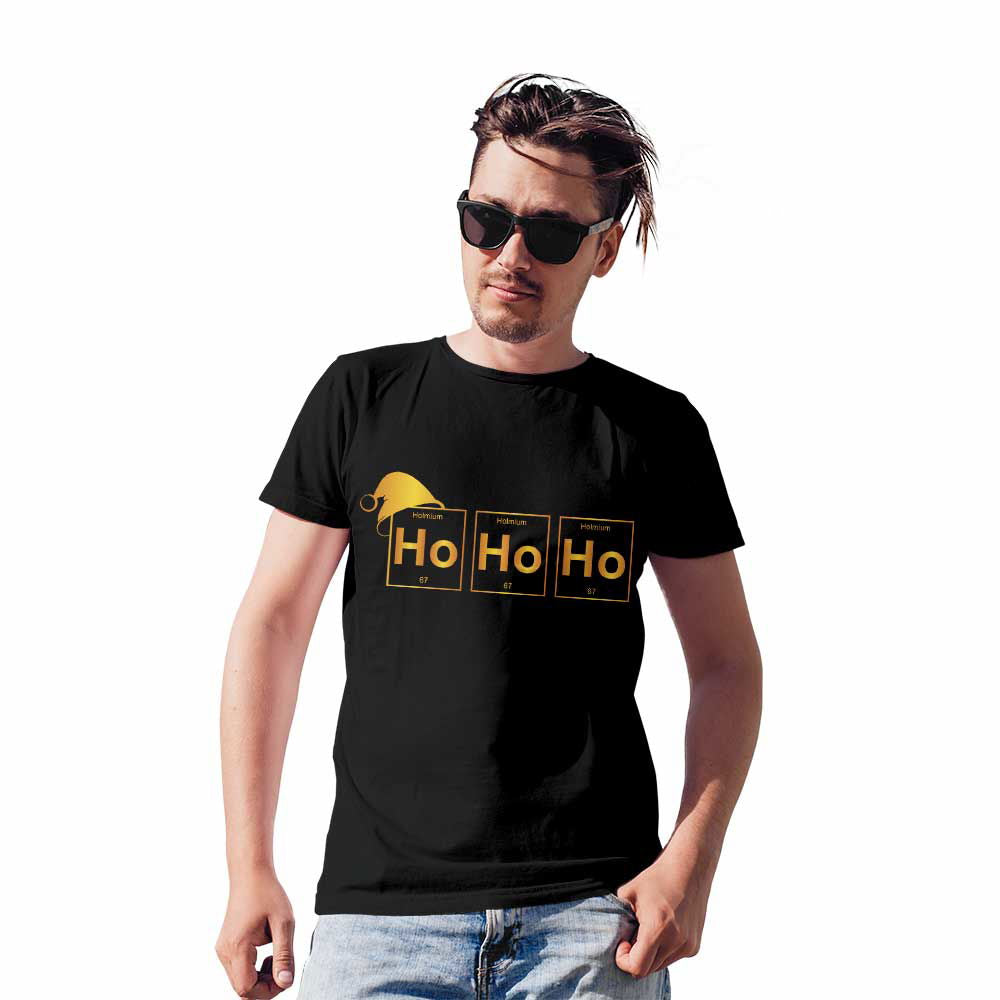 Ho Ho Ho Christmas Printed Unisex Graphics T-shirt for Men and Women - Right Marc
