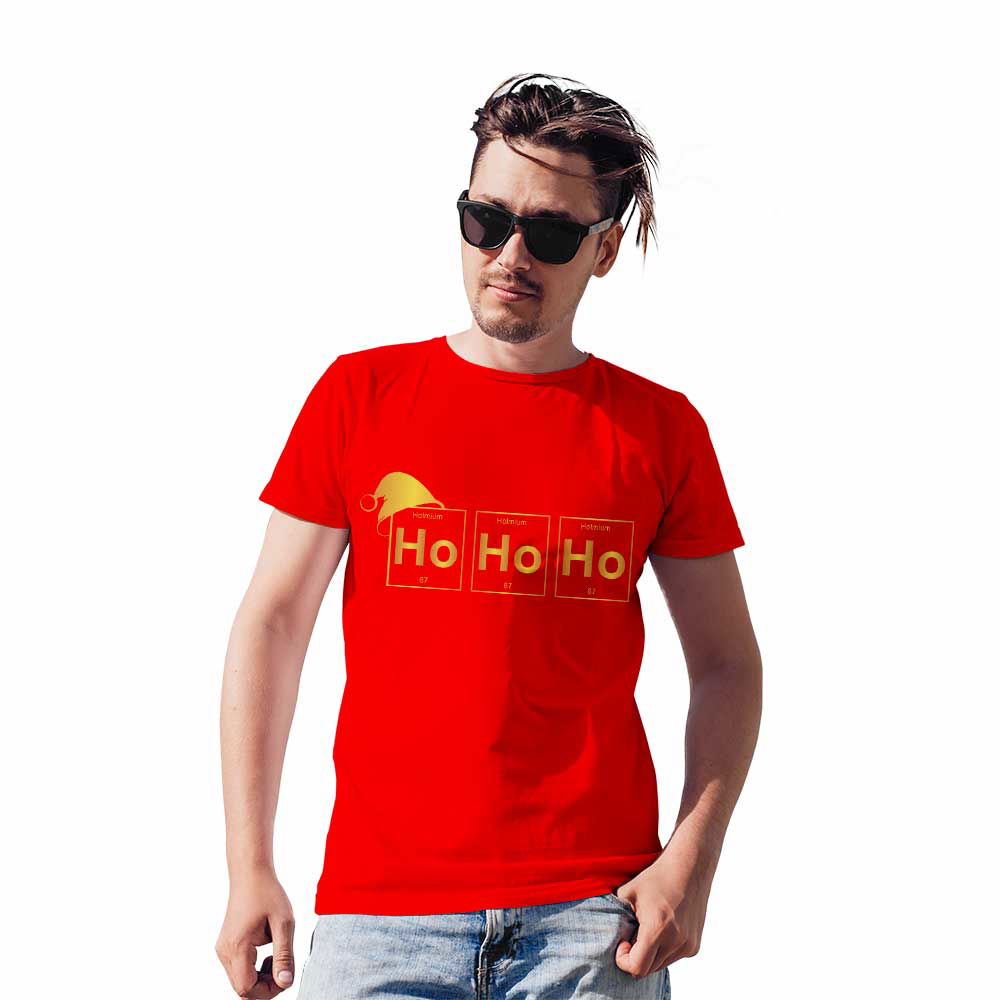 Ho Ho Ho Christmas Printed Unisex Graphics T-shirt for Men and Women - Right Marc