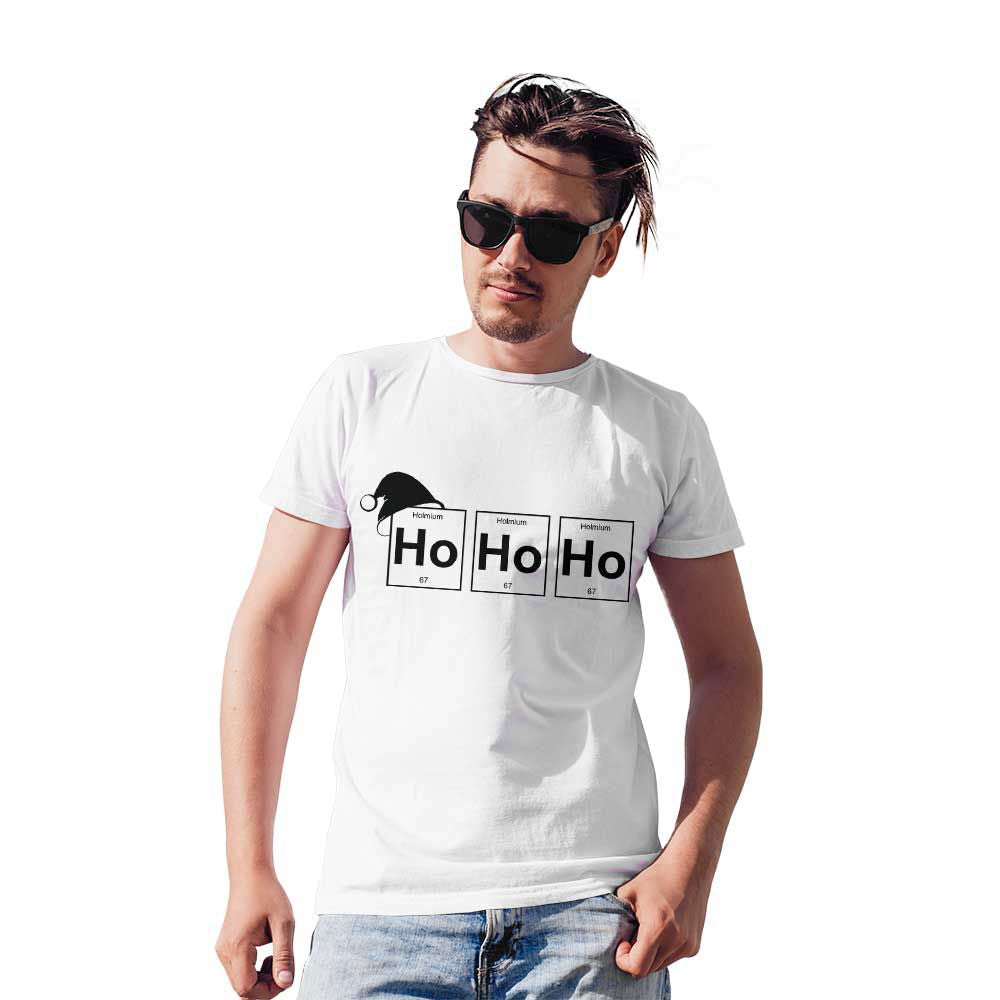 Ho Ho Ho Christmas Printed Unisex Graphics T-shirt for Men and Women - Right Marc