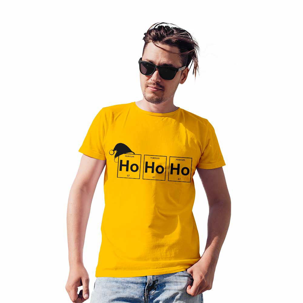 Ho Ho Ho Christmas Printed Unisex Graphics T-shirt for Men and Women - Right Marc