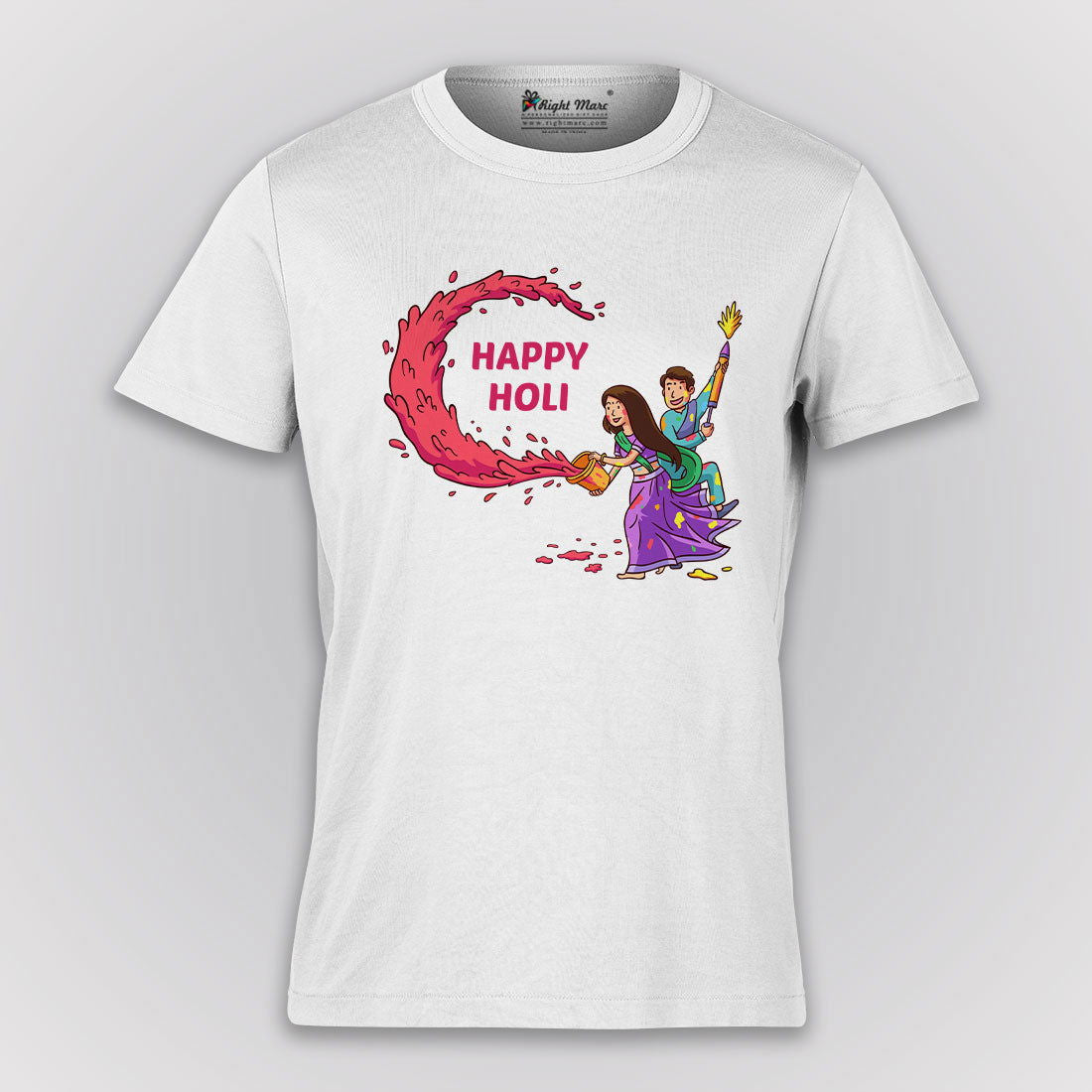 Holi Unisex T-Shirts for Kids & Adults - Right Marc