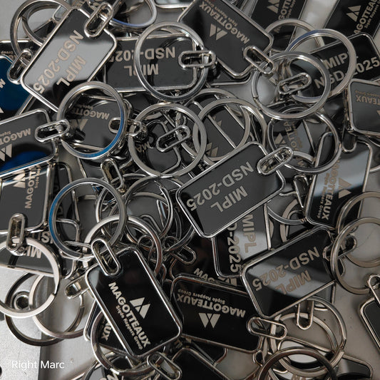 Custom Corporate Keychain – Logo Printed Promotional Gift for Events & Branding