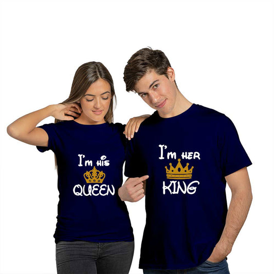 I Am Her King and I Am His Queen Couple T-shirt - Right Marc