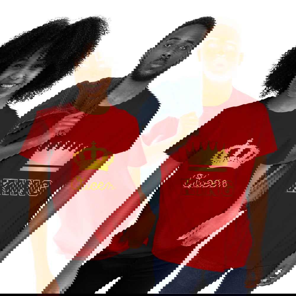 King and Queen Couple T-shirt - Right Marc