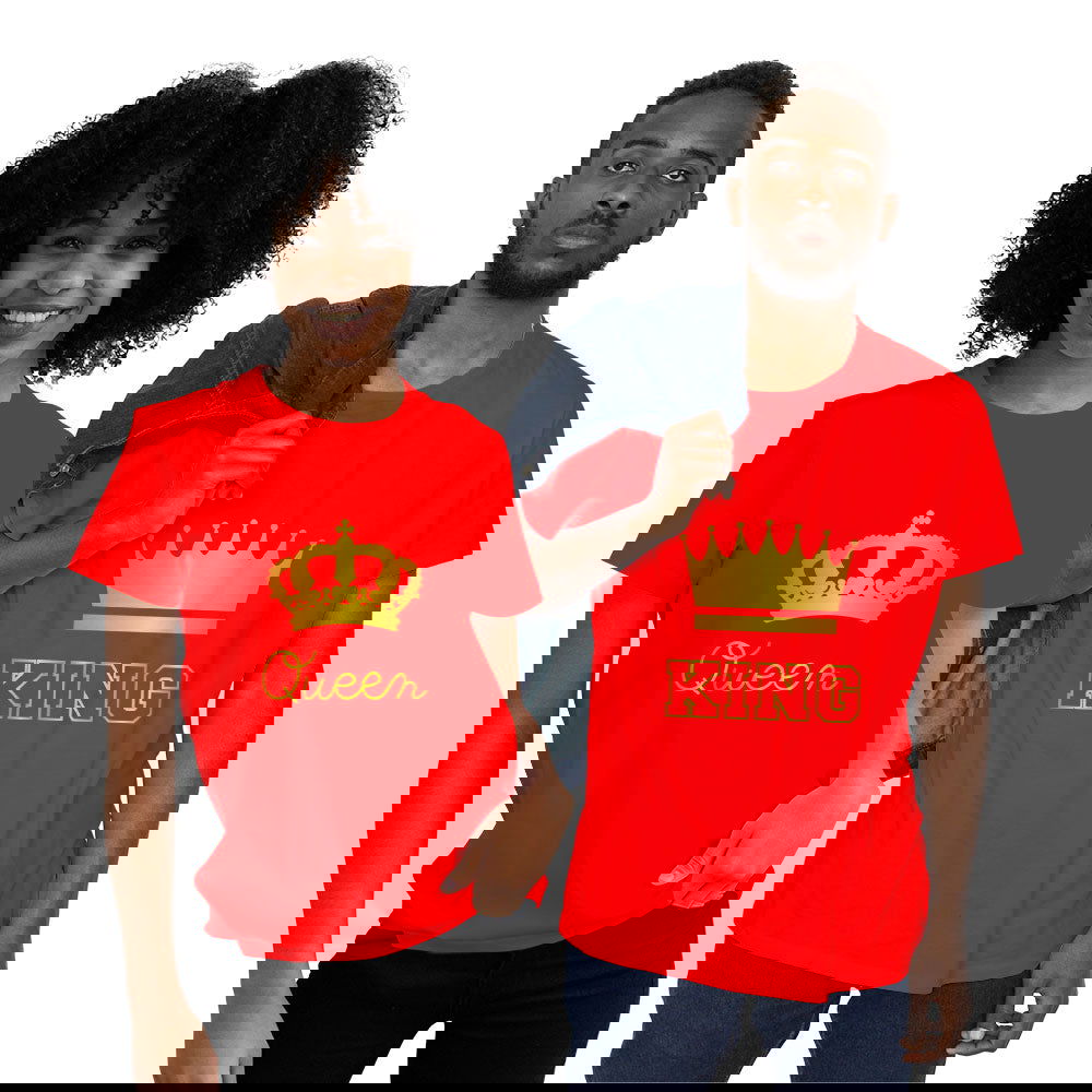 King and Queen Couple T-shirt - Right Marc