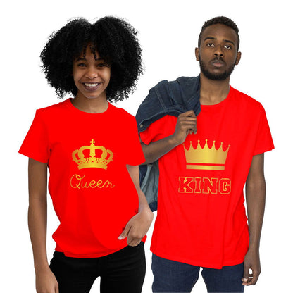 King and Queen Couple T-shirt - Right Marc