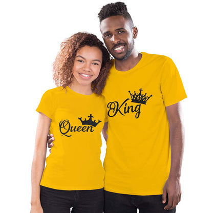 King and Queen Couple T-shirt - Right Marc