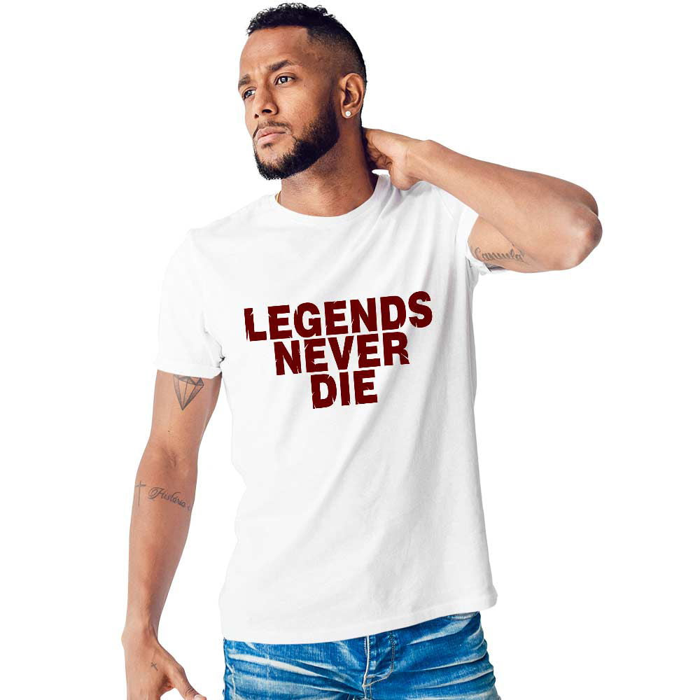 Legend Never Die Printed Unisex Graphics T-shirt for Men and Women - Right Marc