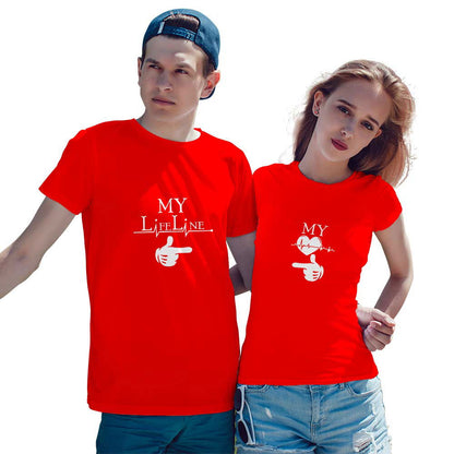 Lifeline Couple T-shirt - Right Marc