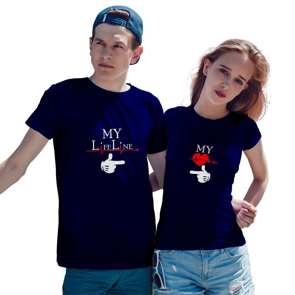 Lifeline Couple T-shirt - Right Marc