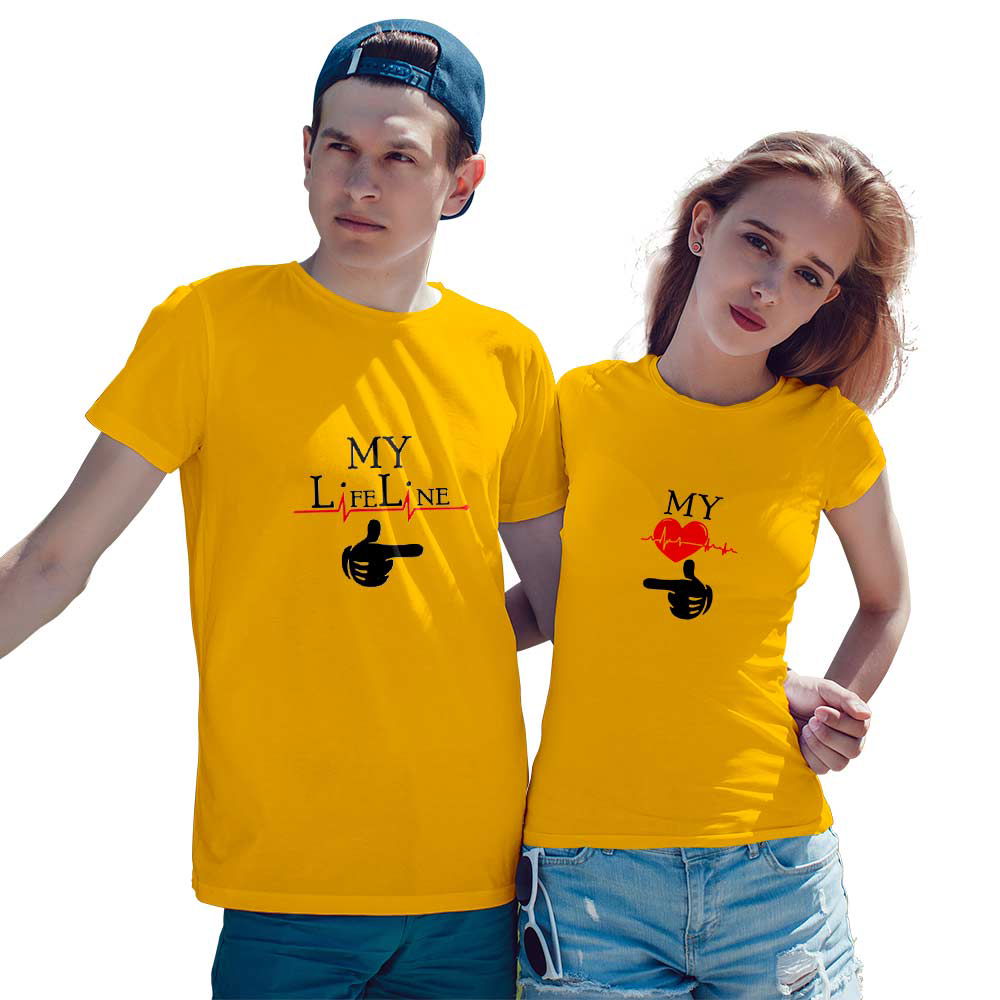 Lifeline Couple T-shirt - Right Marc