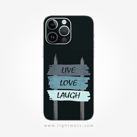 Live Love Laugh Mobile Skin Wrap - Right Marc