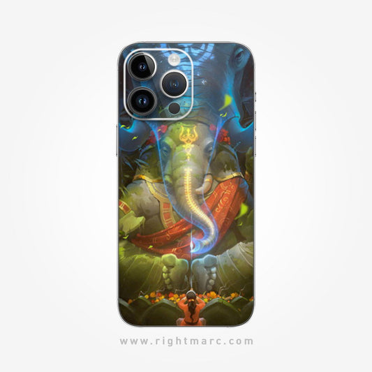Lord Ganesh Mobile Skin Wrap - Right Marc