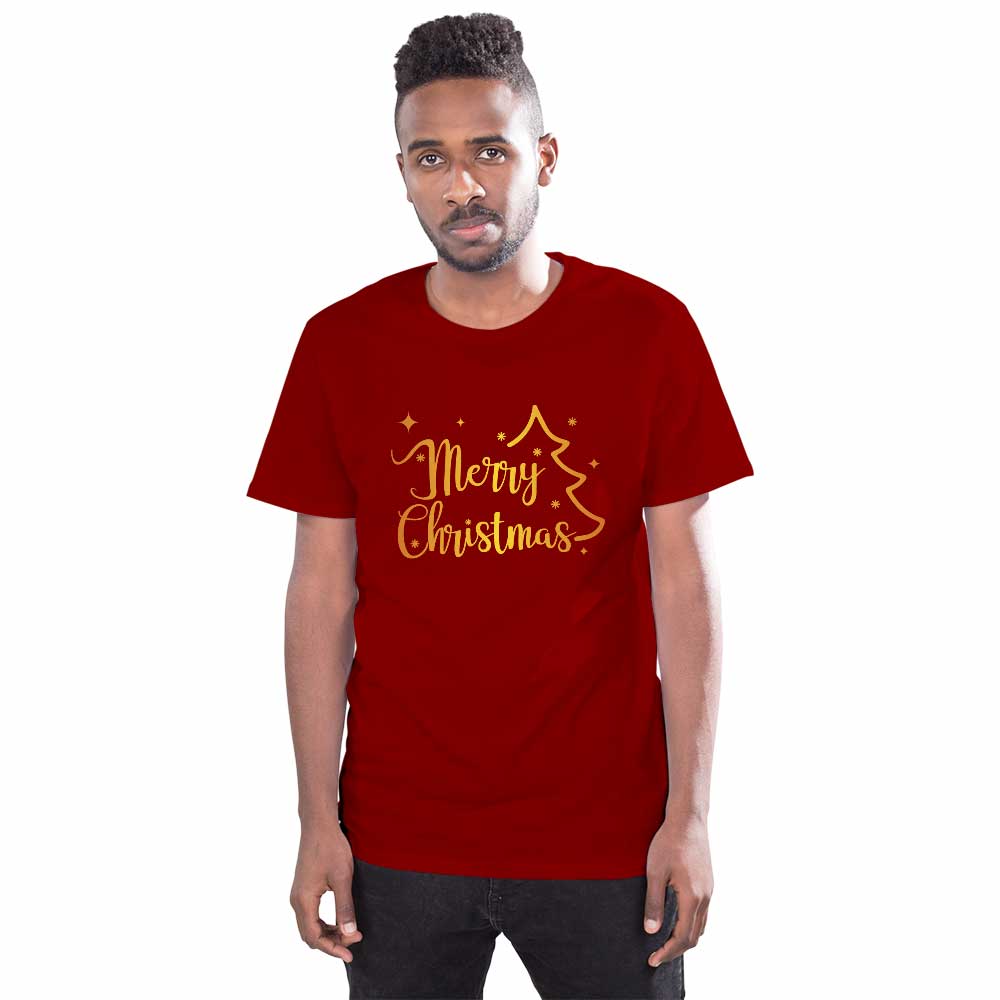 Merry Christmas Printed Unisex Graphics T-shirt for Men and Women - Right Marc