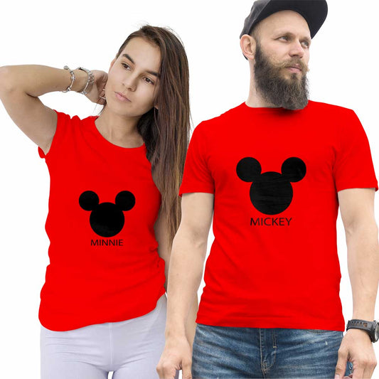 Micky and Minnie Couple T-shirt - Right Marc