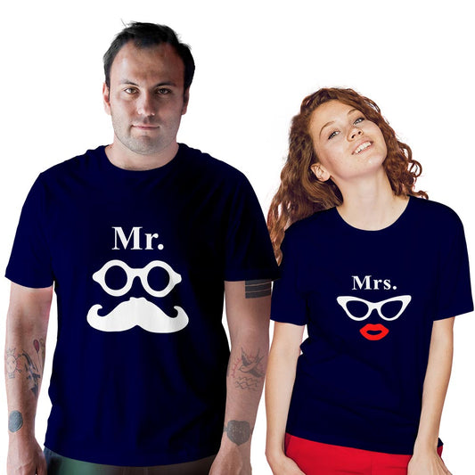 Mr and Mrs Couple T-shirt - Right Marc
