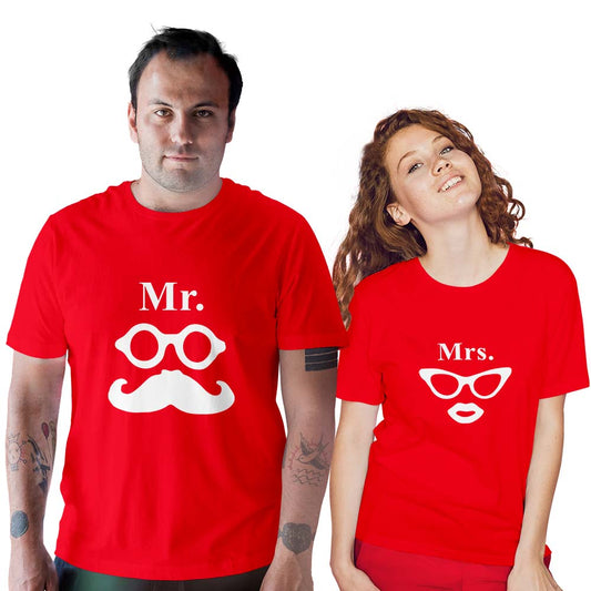 Mr and Mrs Couple T-shirt - Right Marc