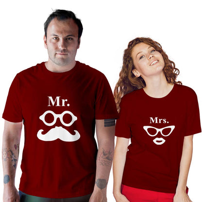 Mr and Mrs Couple T-shirt - Right Marc