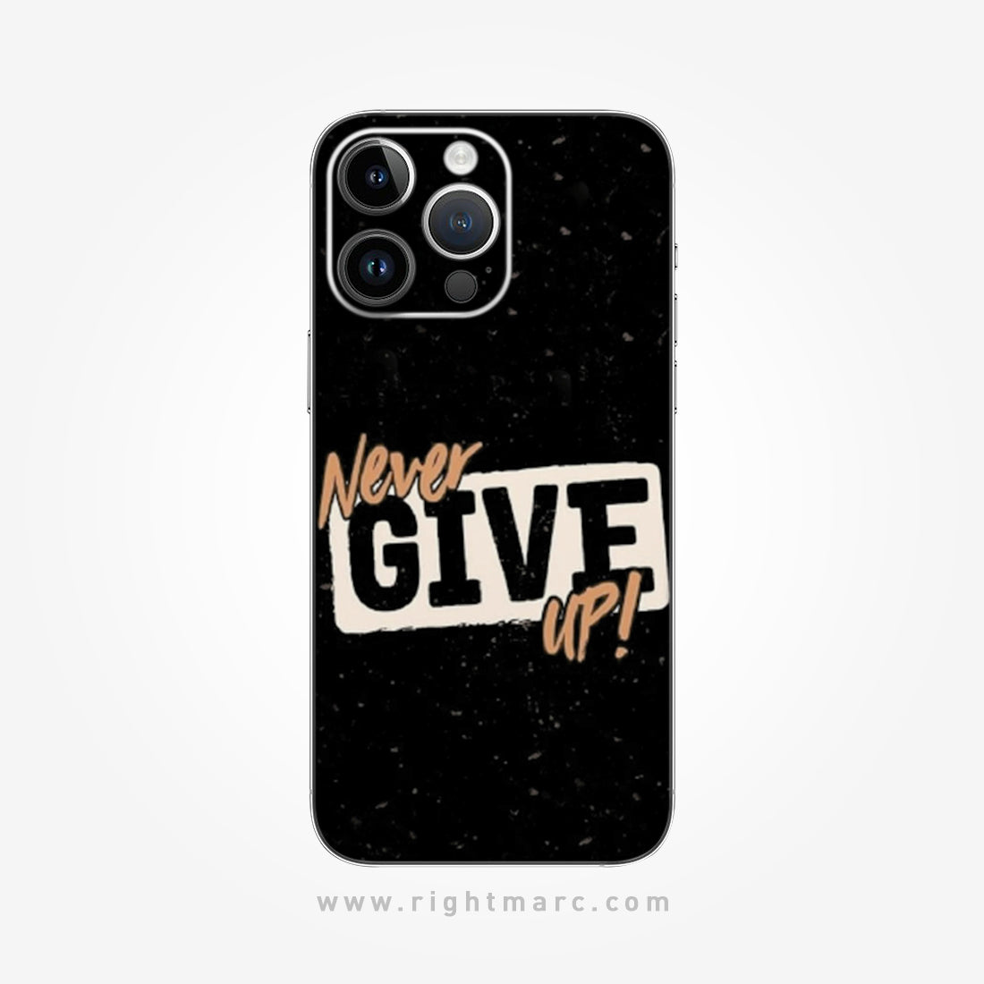 Never Give Up Mobile Skin Wrap - Right Marc