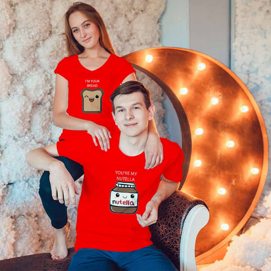 Nutella and Bread Couple T-shirt - Right Marc