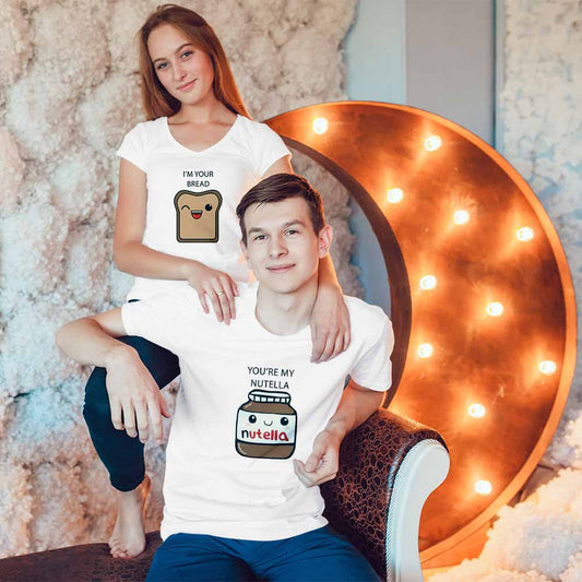 Nutella and Bread Couple T-shirt - Right Marc