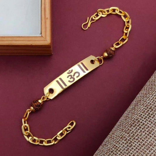 Personalized Custom Bracelet Rudraksha Rakhi - Right Marc