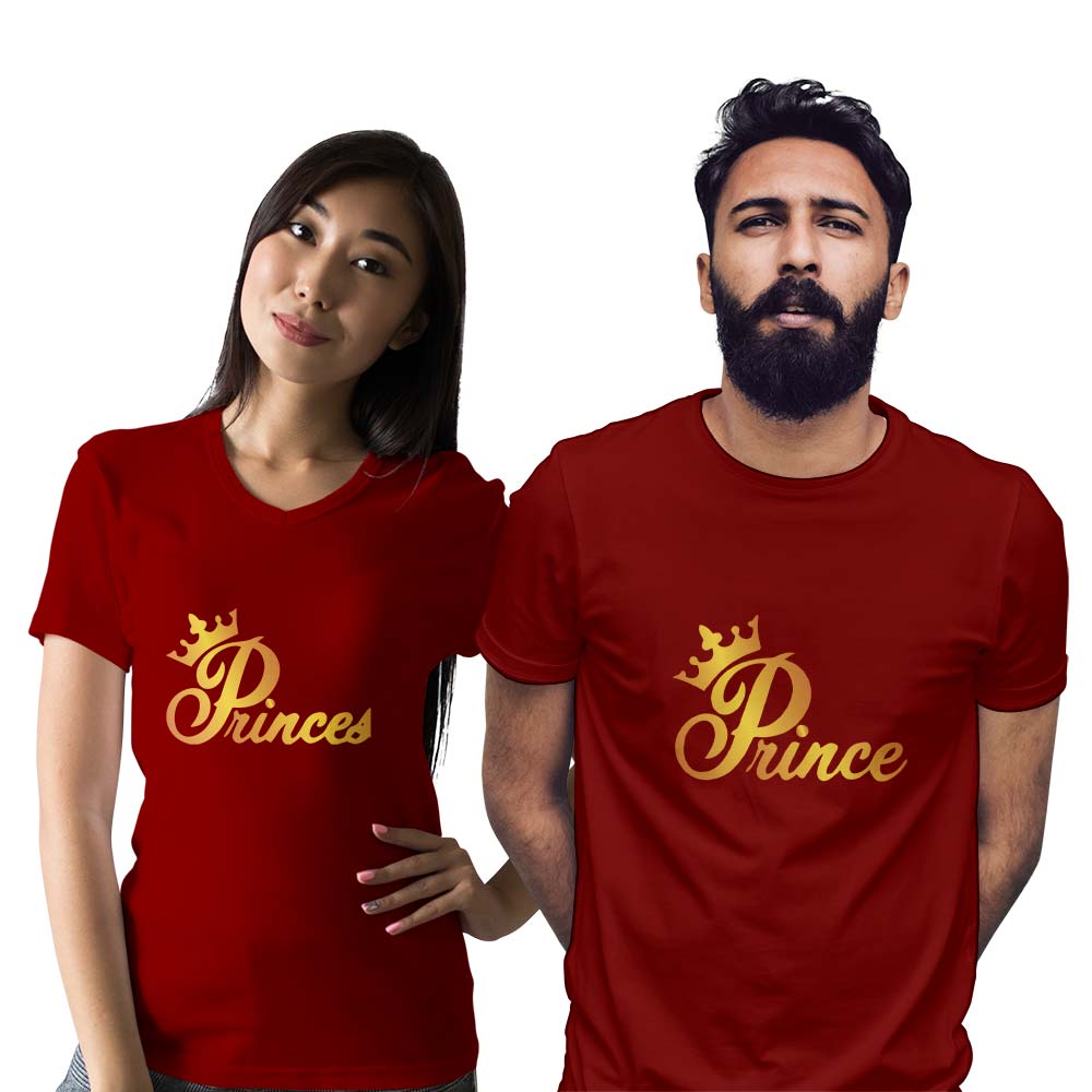 Prince and Princess Couple T-shirt - Right Marc