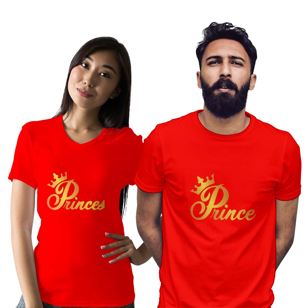 Prince and Princess Couple T-shirt - Right Marc