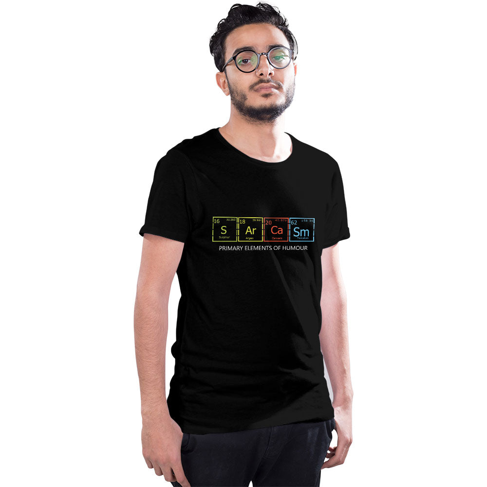 Sarcasm Printed Unisex Graphics T-shirt for Men and Women - Right Marc