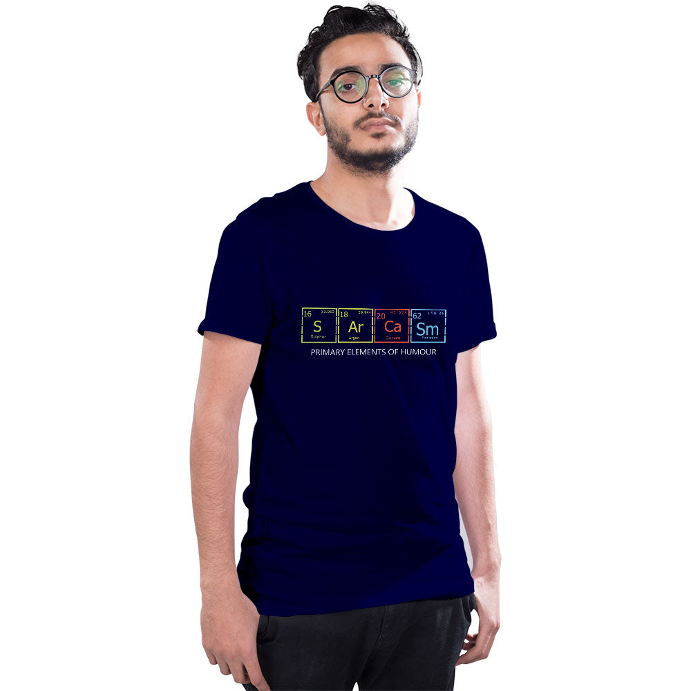 Sarcasm Printed Unisex Graphics T-shirt for Men and Women - Right Marc