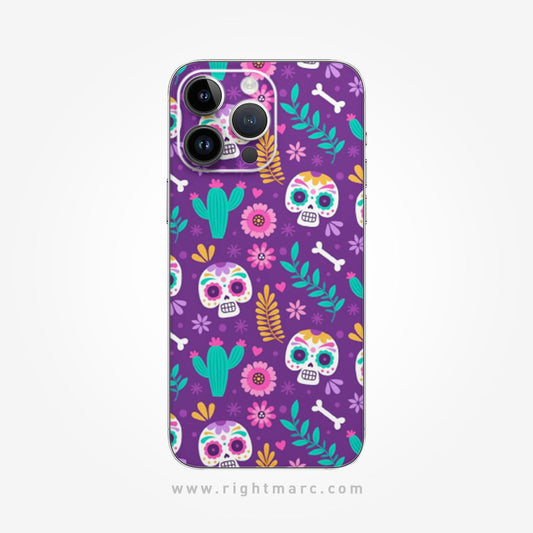 Skull Mobile Skin Wrap - Right Marc