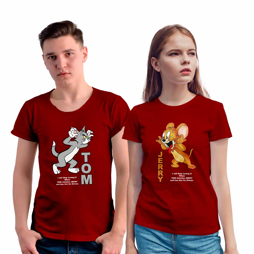 Tom and Jerry Couple T-shirt
