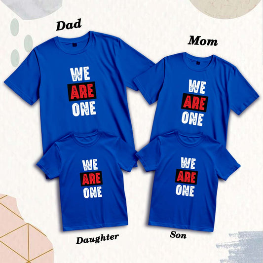 Matching Family Cotton T-Shirts - Soft, Stylish & Fun (D24)