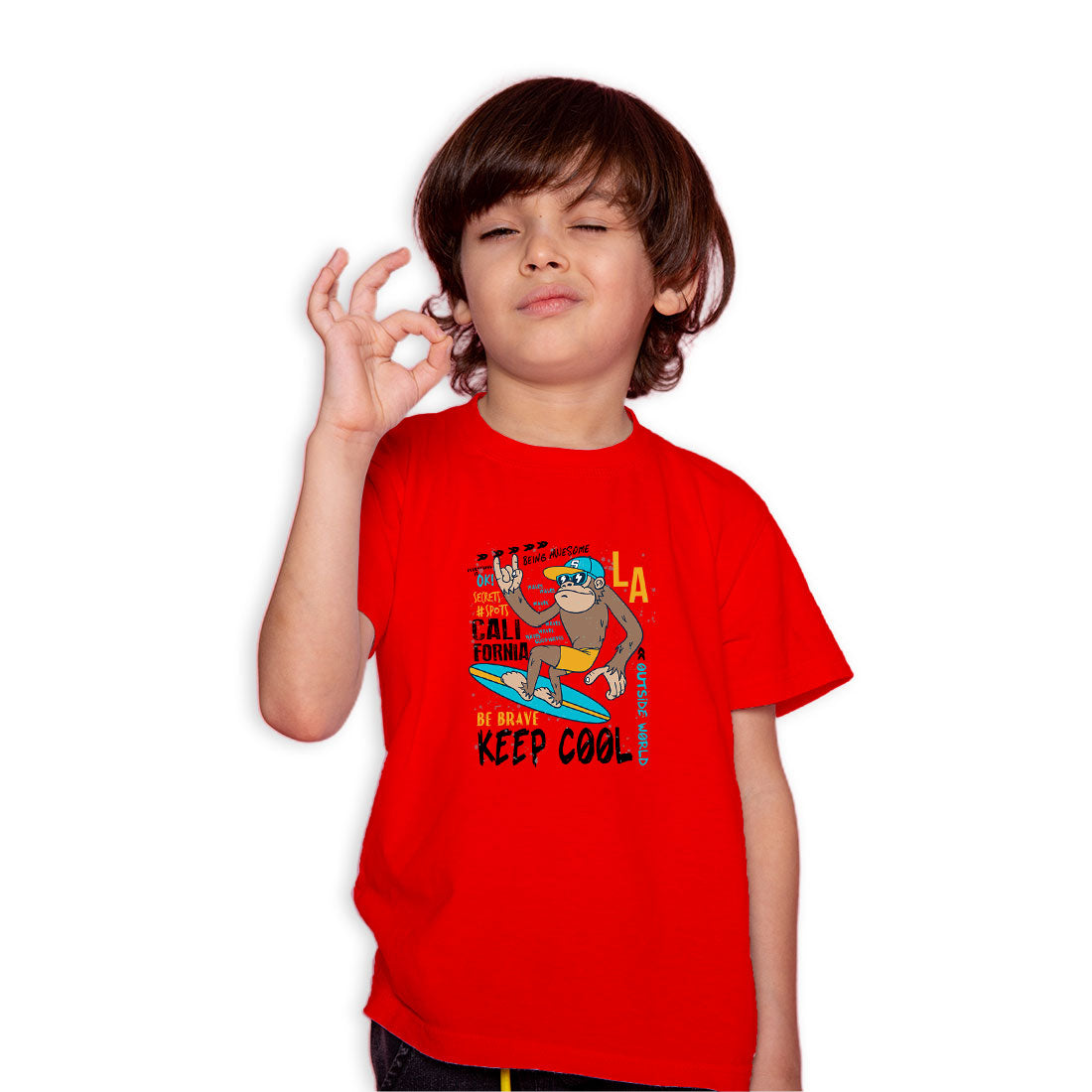 Keep Cool Kids T-Shirt - Ultra Soft Super Combed Cotton for All-Day Comfort (D150)