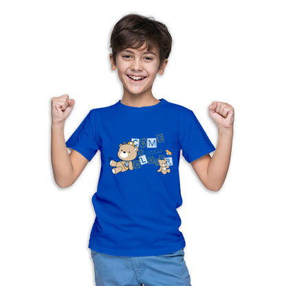 Adorable Teddy Bear Kids T-Shirt - Super Soft Cotton Comfort (D124)
