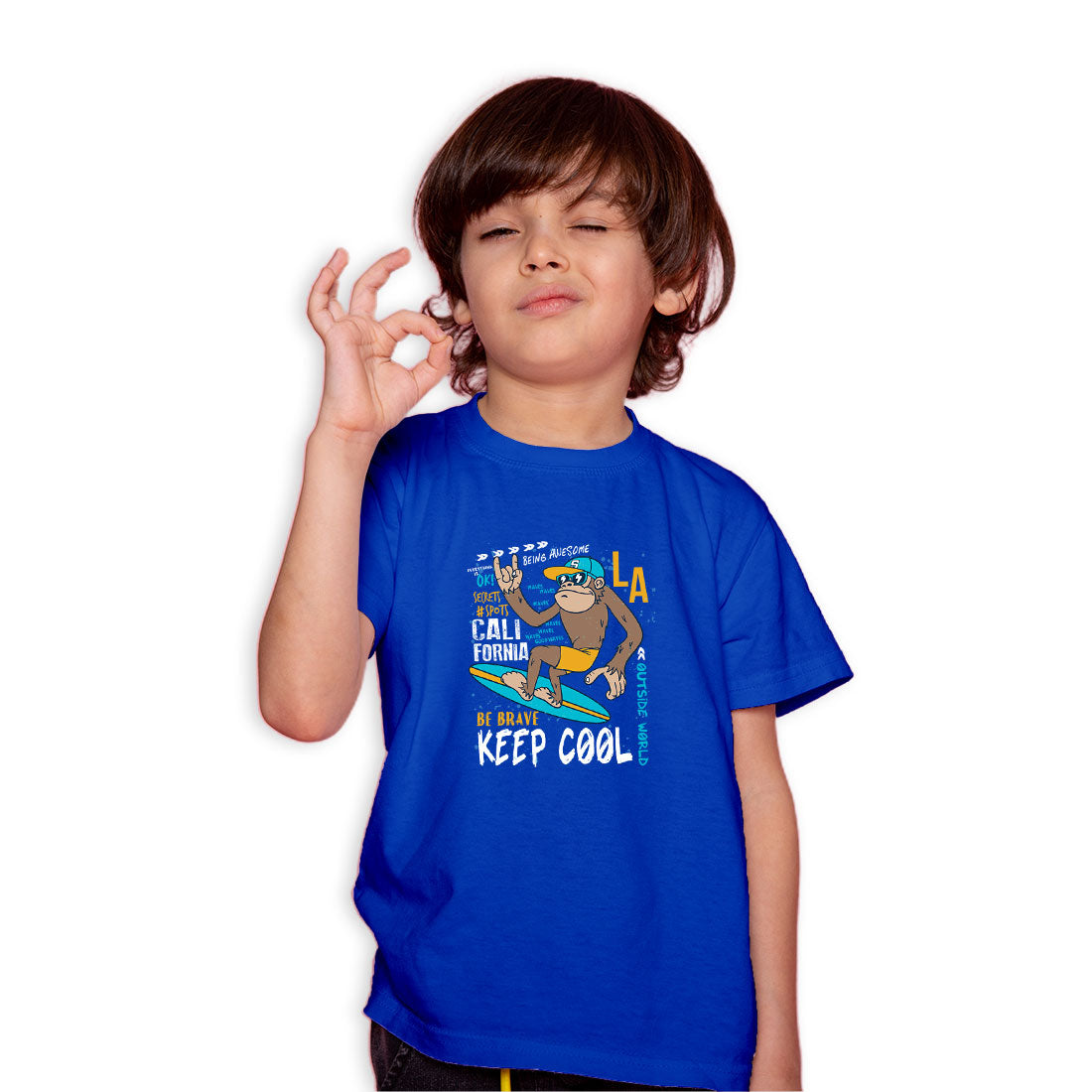 Keep Cool Kids T-Shirt - Ultra Soft Super Combed Cotton for All-Day Comfort (D150)
