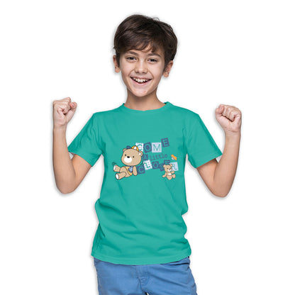 Adorable Teddy Bear Kids T-Shirt - Super Soft Cotton Comfort (D124)
