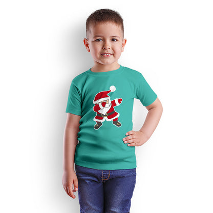 Santa Claus Kids T-Shirt - Soft Cotton for a Jolly Christmas (D9)