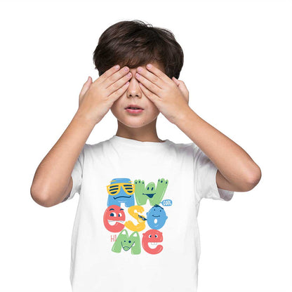 Awesome Kids T-Shirt - Super Combed Bio-Wash Cotton for Everyday Comfort (D137)