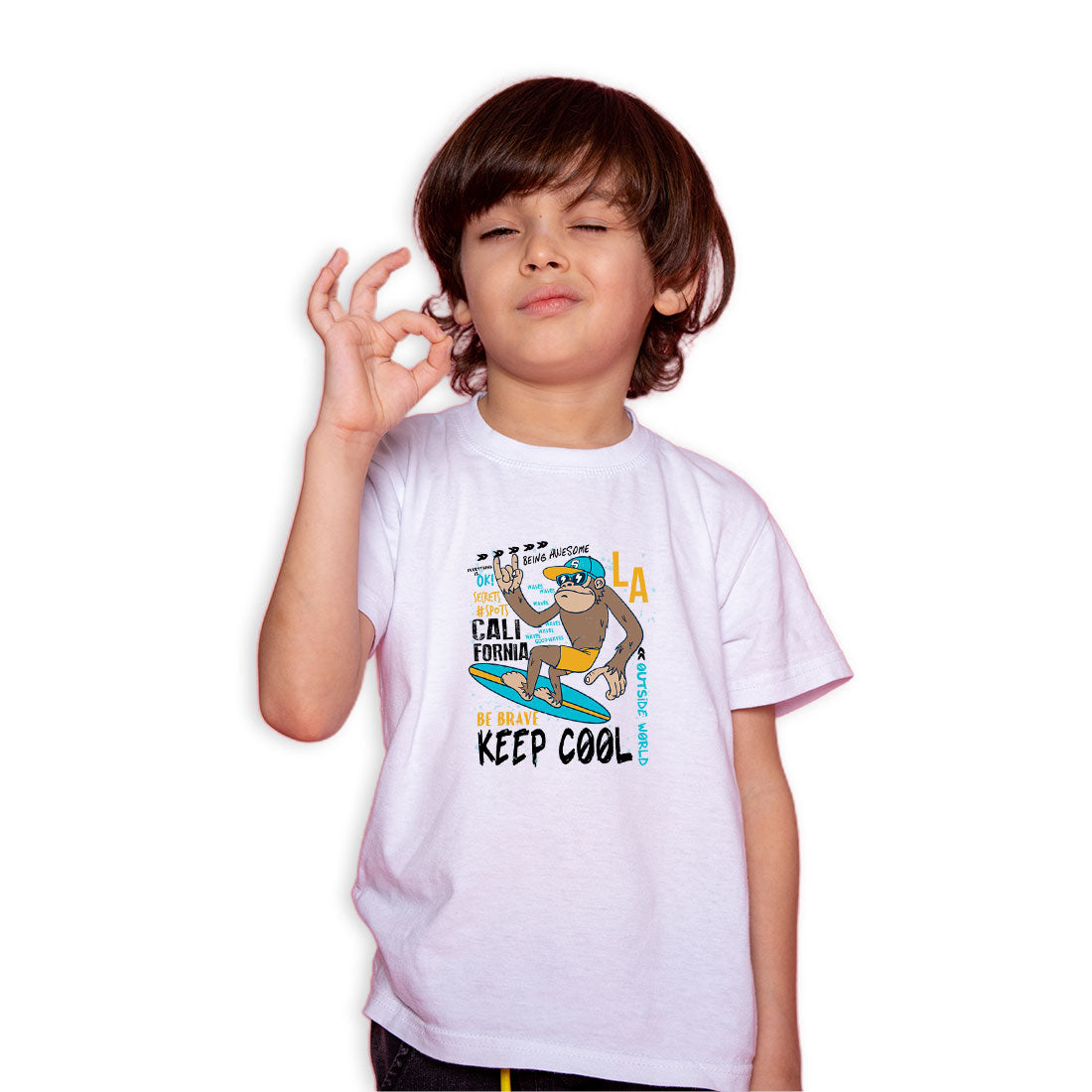 Keep Cool Kids T-Shirt - Ultra Soft Super Combed Cotton for All-Day Comfort (D150)