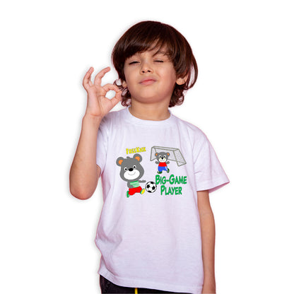 Big Game Player Kids T-Shirt - Soft Cotton for Active Champs (D49)